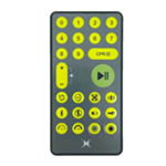 Mando a distancia desfibrilador XFT Trainer. 