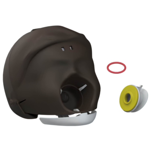 Laerdal Little Anne Cabeza completa con mandíbula (piel oscura) 