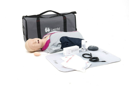 Laerdal Resusci Anne QCPR con cabezal de vía aérea, torso y bolsa - 425
