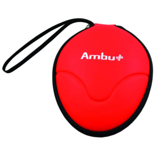 Ambu Rescue máscara de respiración con entrada de O2, estuche blando - 6195