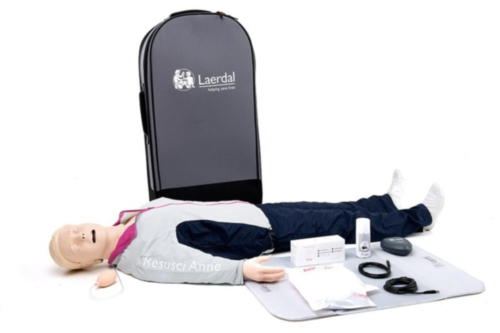 Laerdal Resusci Anne QCPR vía aérea (cuerpo completo + maleta) - 2619
