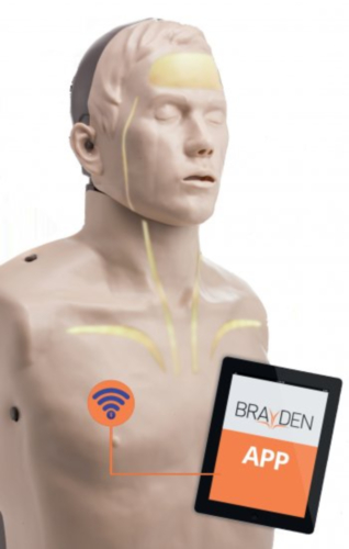 Brayden PRO CPR con Bluetooth App Support  (Iluminación LED roja) - 4257