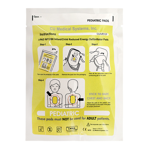 CU Medical i-PAD NF-1200 electrodos pediátricos - 1588