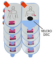 Defibtech electrodos adulto entrenamiento (5 pares) - 8052