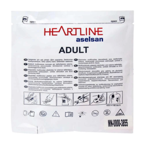 Electrodos adulto ASELSAN Heartline AED 