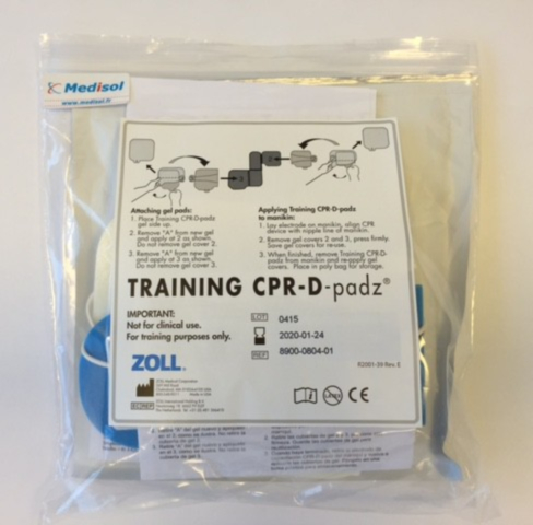 Zoll CPR-D electrodos entrenamiento - 8755