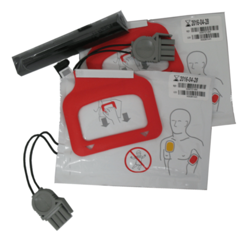 Physio-Control CHARGE-PAK Quickpak Batería de carga y dos juegos de electrodos adultos