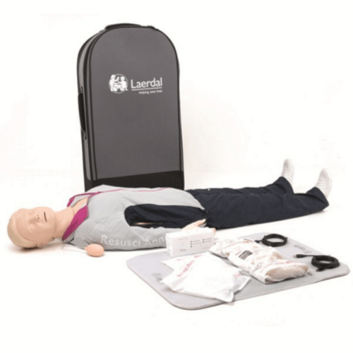 Resusci Anne con QCPR de Laerdal, Cuerpo completo con maleta - 6959