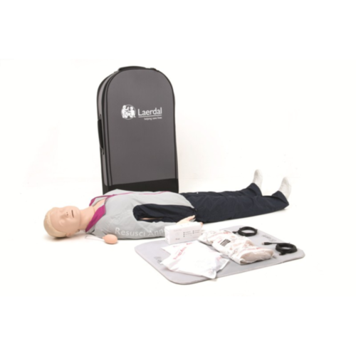 Resusci Anne con QCPR de Laerdal, Cuerpo completo con maleta - 9583