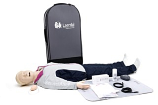 Laerdal Resusci Anne QCPR vía aérea (cuerpo completo + maleta) - 8685