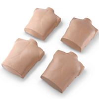 Repuesto piel torso maniquí profesional Prestan RCP infantil color claro (4 Piezas)