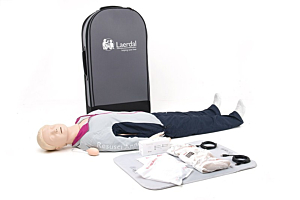 Laerdal Resusci Anne with QCPR, full body with trolley